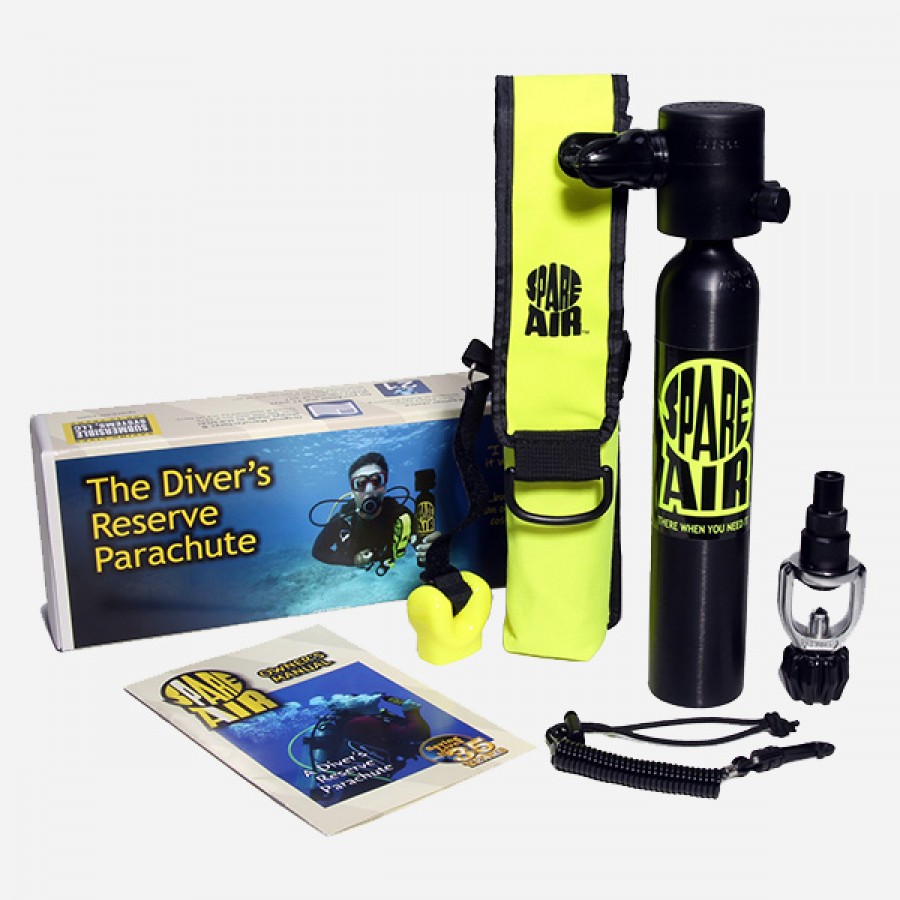 scuba tanks - regulators set - breath regulators - bundles - offers - scuba diving equipment - scuba diving - SPARE AIR MINI SCUBA TANK SCUBA DIVING
